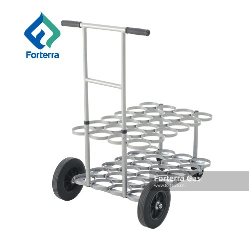 Oxygen Cylinder Cart-Holds 24 D or E size oxygen cylinders