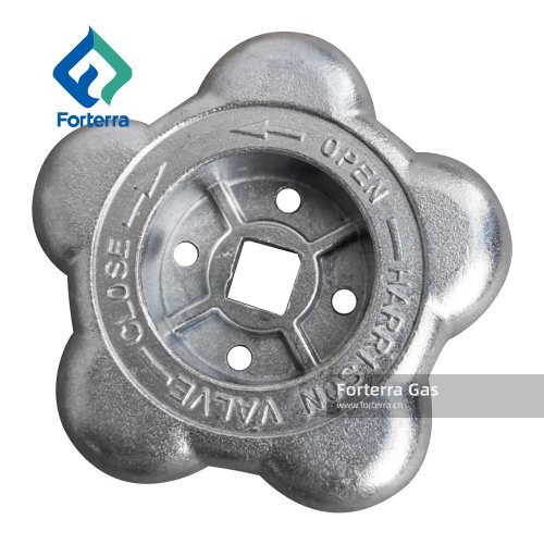 Gas Cylinder Valve Handwheel Silver